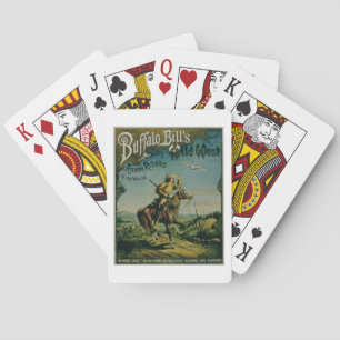 Advertisement for 'Buffalo Bill's Wild West and Co Playing Cards