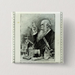 Advertisement for 'Cadbury's Cocoa' 2 Inch Square Button