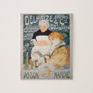 Advertisement for Delhaize, Brothers and Co. at th Jigsaw Puzzle