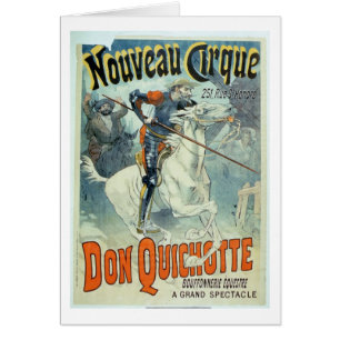 Advertisement for 'Don Quixote, New Circus', Horse