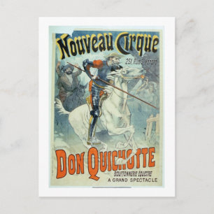 Advertisement for 'Don Quixote, New Circus', Horse Postcard