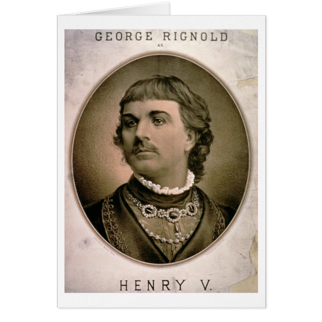 Advertisement For 'George Rignold as Henry V' (col (Front)