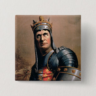Advertisement for 'John McCullough as Richard III' 2 Inch Square Button