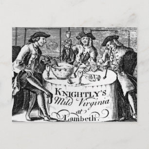 Advertisement for 'Knightly's Mild Virginia Postcard