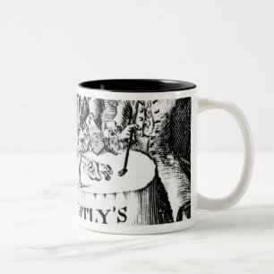 Advertisement for 'Knightly's Mild Virginia Two-Tone Coffee Mug