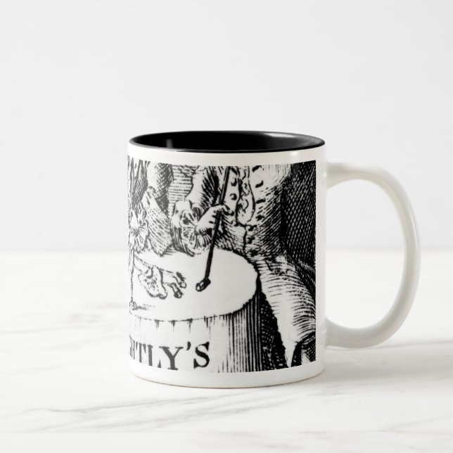 Advertisement for 'Knightly's Mild Virginia Two-Tone Coffee Mug (Right)