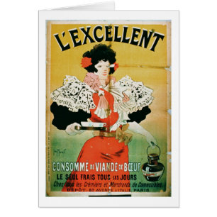 Advertisement for 'L'Excellent Beef Consomme' (col