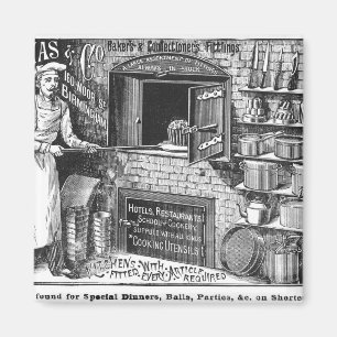 Advertisement for Lomas and Co. Magnet