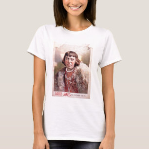 Advertisement for 'Louis James as Richard III' (co T-Shirt