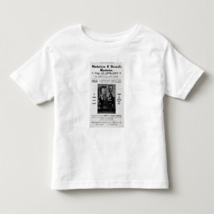 Advertisement for Maskelyne & Devant's Mysteries Toddler T-shirt