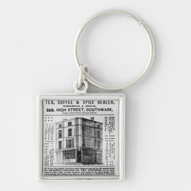 Advertisement for Robert Jones, Tea Keychain (Front)
