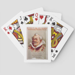 Advertisement for Robson & Crane's 'Twelfth Night' Playing Cards