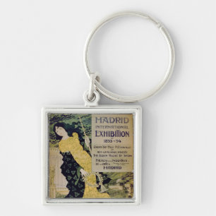 Advertisement for the 'Madrid International Exhibi Keychain