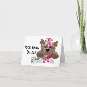 Advertisement Note Card