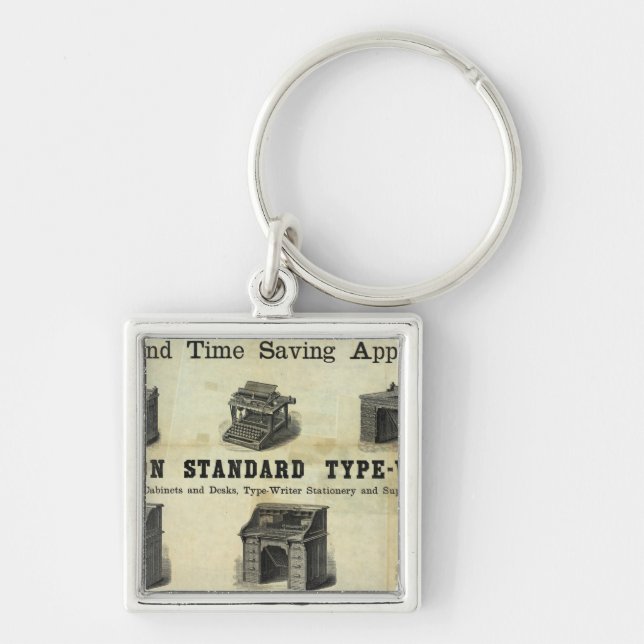 Advertisement with Guide Map Keychain (Front)