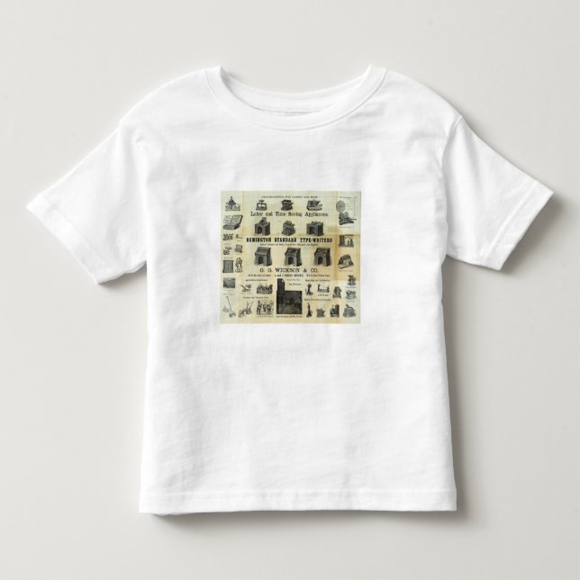 Advertisement with Guide Map Toddler T-shirt (Front)