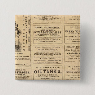 Advertisements 2 Inch Square Button