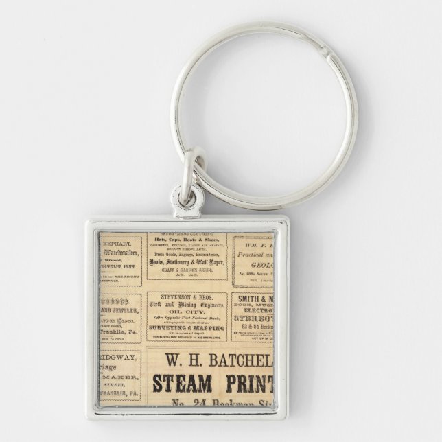 Advertisements for oil keychain (Front)
