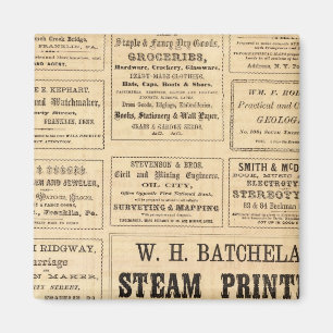 Advertisements for oil magnet