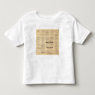 Advertisements for oil toddler t-shirt