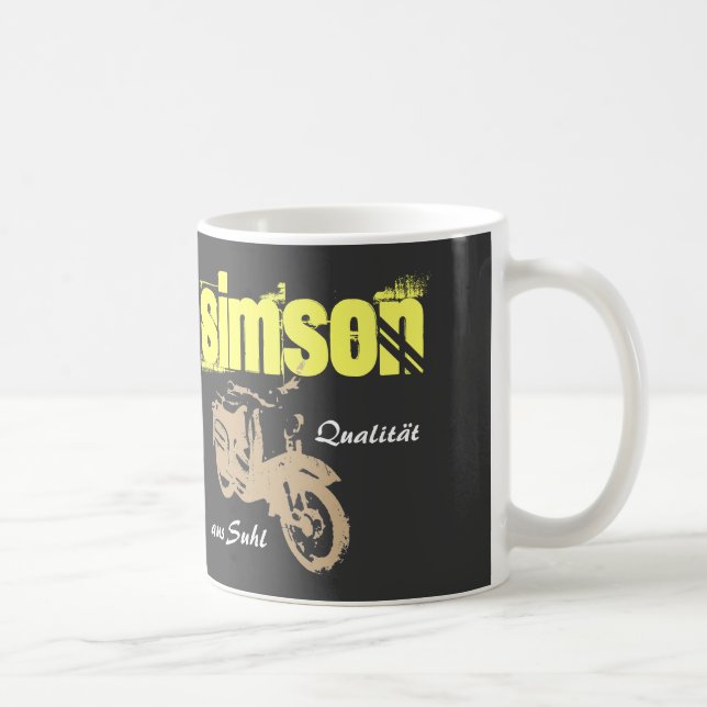 advertising design Simson Suhl DDR Coffee Mug (Right)