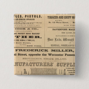 Advertisments by nine companies 2 inch square button