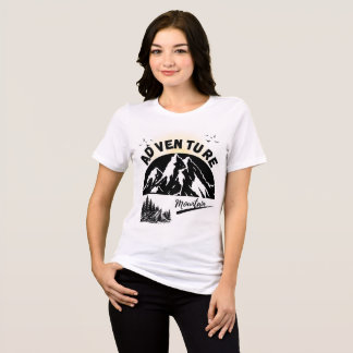 Adveventure Mountain T-shirt Tri-Blend Shirt