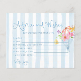 Advice and wishes Blue retro Off the Market card