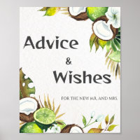 Advice and wishes Coconut lime