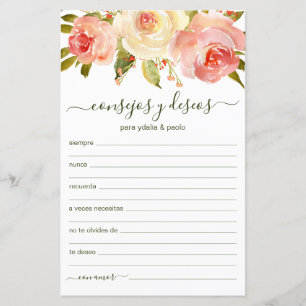 Advice and Wishes Spanish