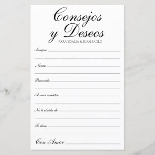 Advice and Wishes Spanish
