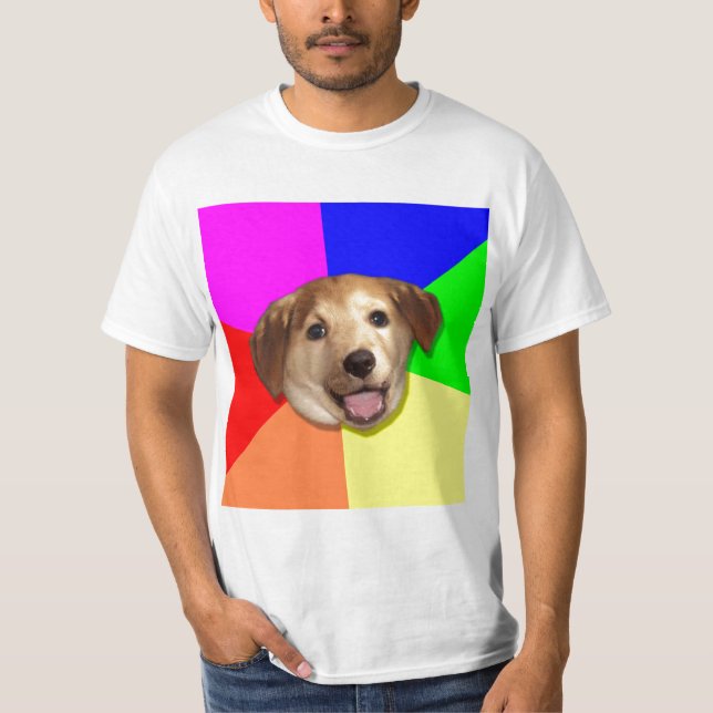 Advice Dog Internet Meme T-Shirt (Front)