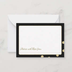 Advice for Mommy to Bee Baby Shower Card