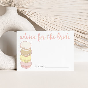 Advice for the Bride Cards   French Macarons