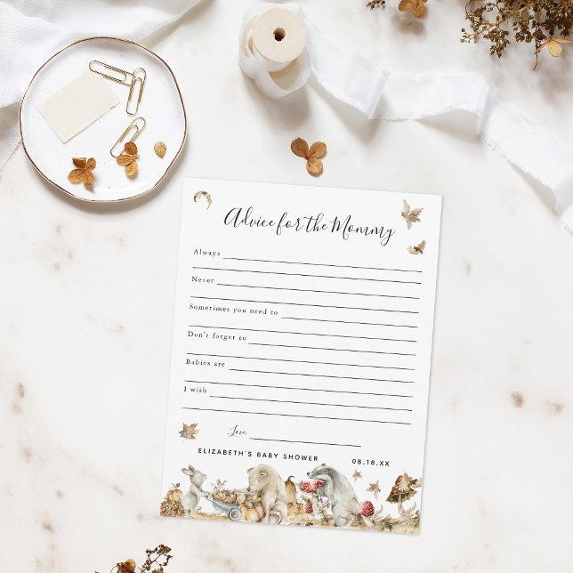 Advice for the Mommy | Baby Shower Game (Creator Uploaded)