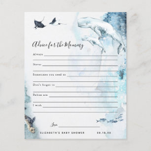 Advice for the Mommy Baby Shower Game