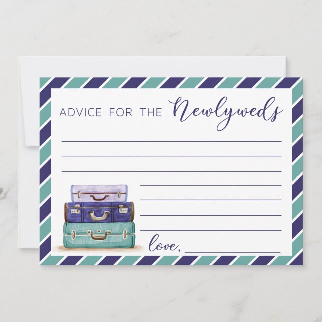 Advice for the Newlyweds // Travelling from Card (Front)