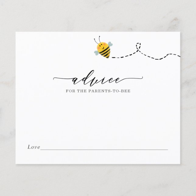 Advice for the Parents-to-Bee (Front)