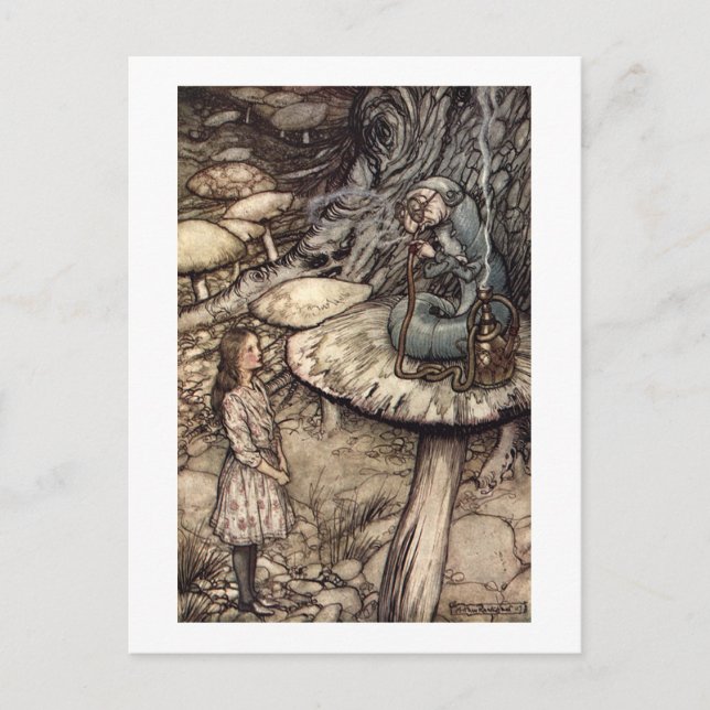 Advice from a Caterpillar Postcard (Front)