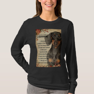 Advice From A Dachshund T-Shirt