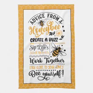 Advice from a Honeybee Kitchen Towel