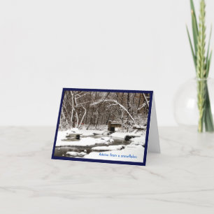 Advice from a snowflake card