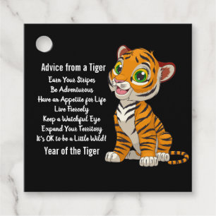 Advice from a Tiger Design Favour Tags