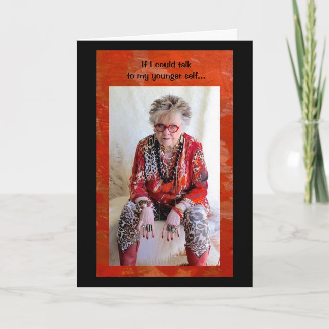 Advice to my Younger Self Card (Front)