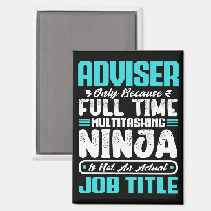 Adviser Job Title Profession Skills Funny Worker Magnet