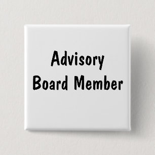 Advisory Board Member 2 Inch Square Button