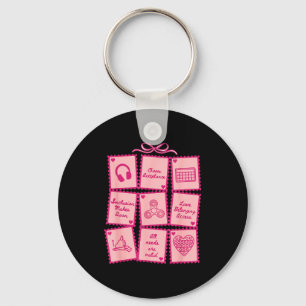 Advocacy Inclusion Valentine Stamp Special Educati Keychain
