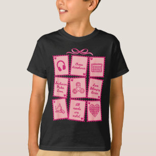 Advocacy Inclusion Valentine Stamp Special Educati T-Shirt