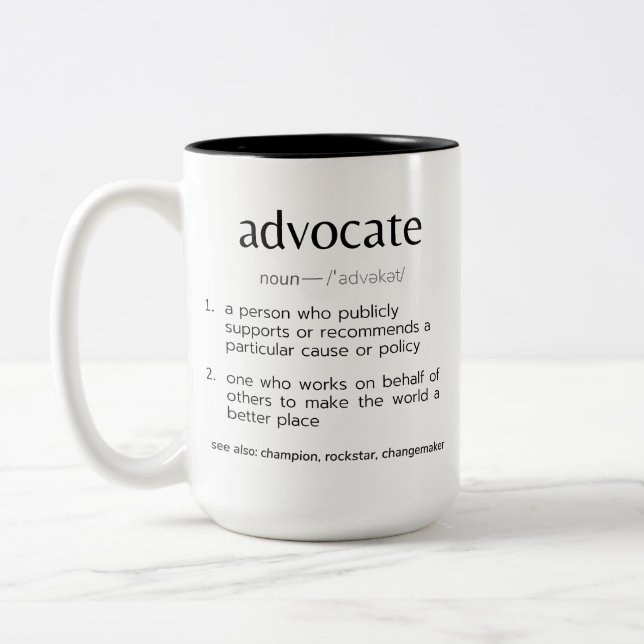 Advocate Coffee Mug (Left)