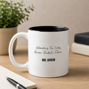 Advocating For Every Unique Student's Future Two-Tone Coffee Mug